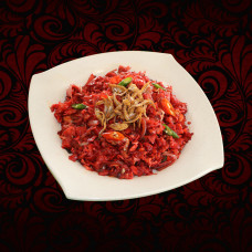 Kway Teow -Goreng Merah (IKAN BILIS)